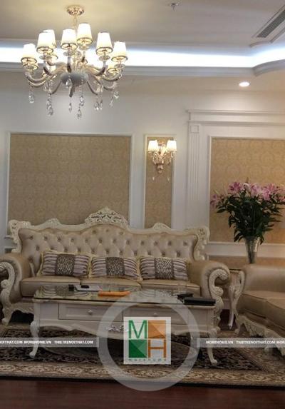  Thi công nội thất chung cư tân cổ điển cao cấp Royal City - Anh Nghĩa